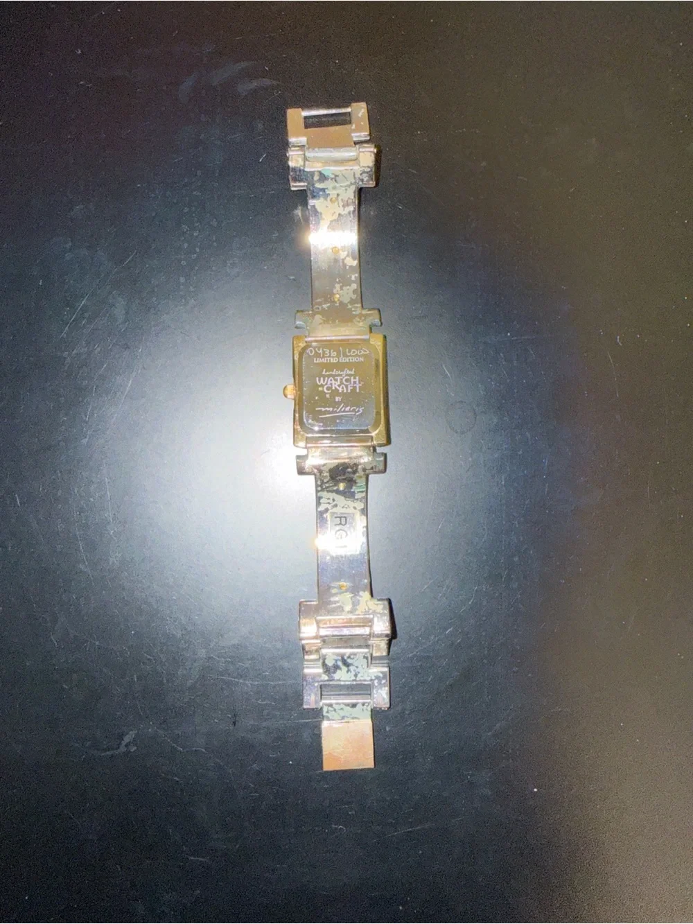 Watchcraft Handcrafted Artist Watch Signed Numbered RG1 Greek Key Florence Watch